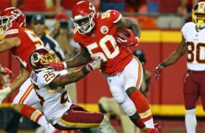 Justin Houston scores on last play of game giving Kanas City cover as 7-point chalk