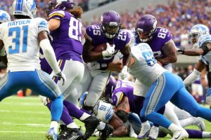 Minnesota looks to run over the Lions defense