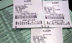 las vegas sports betting ticket