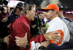 Dabo vs Saban College football odds 2019