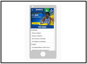 Mobile live betting platform