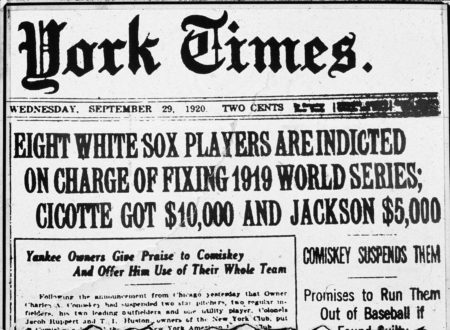 The White Sox throw the World Series in 1919