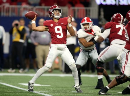 college football championship game point spread line January 2022