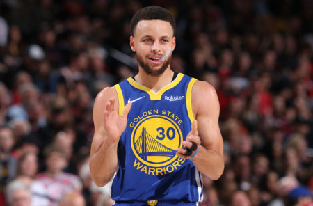 Steph Curry currently has the NBA three point record.