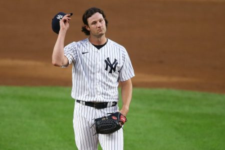 Near NO Hitter for Yankees Gerrit Cole