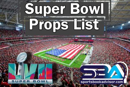 super bowl 57 full props list