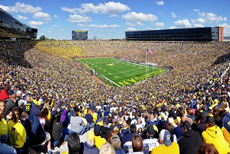 College football Texas at Michigan