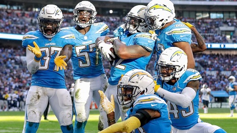 Chargers powder blue