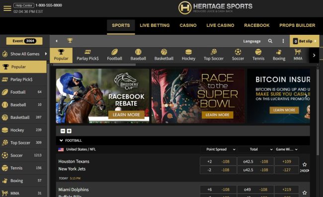 Heritage sportsbook review 2024