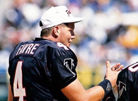 Favre with the falcons trade